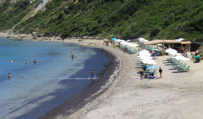 Spasmata beach in Minies Kefalonia