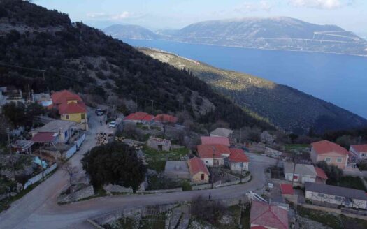 Secluded Neochori Plot with Stunning Views of Ithaca